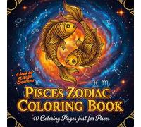 Pisces Zodiac Coloring Book | 40 Coloring Pages just for Pisces: Mystical, Fantasy, Astrology Sign Art for Adults & Teens (The Cosmic Zodiacs)