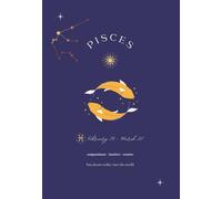 Pisces Zodiac Journal - Meaning & Symbolism | Astrology Notebook | 120 Pages A5 | Gift for Pisces Birthdays (February 19 - March 20)