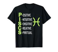 Pisces Zodiac Sign Star Astrology Birthday Horoscope Camiseta