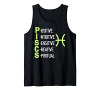 Pisces Zodiac Sign Star Astrology Birthday Horoscope Camiseta sin Mangas