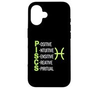 Pisces Zodiac Sign Star Astrology Birthday Horoscope Carcasa para iPhone 16
