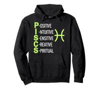 Pisces Zodiac Sign Star Astrology Birthday Horoscope Sudadera con Capucha