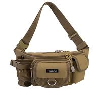 Piscifun Bolsa de aparejos de pesca con correa ajustable para la cintura, portátil, multifunción, bolsa de pesca con mosca, resistente al agua, varios colores disponibles, bolsa de pesca pequeña