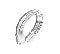 PisciHogar Tensores Lona de Piscina. Goma elástica de Gran Resistencia para el cobertor de Invierno. Regulables. (40 und, Blanco)