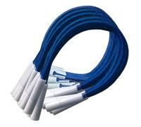 PisciHogar Tensores Lona de Piscina. Goma elástica de Gran Resistencia para el cobertor de Invierno. Regulables. (35 und, Azul)