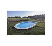 Piscina Acero Oval Enterrar 600 x 320 x 120 cm