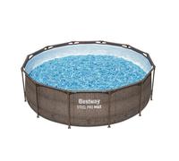 Piscina Bestway Steel Pro 56709 366 cm Círculo 9150 L con Bomba de Filtro