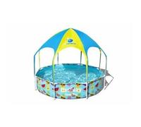 Piscina Bestway Steel Pro™ Splash-In-Shade 244 X 51 cm con cubierta