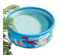 Piscina de agua - estanque de natación, baño portátil | PVC Round Piscina de remo engrosada para adultos, al aire libre Best Yard Backyard Actividades de verano y Entretenimiento Diversión en EA