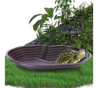 Piscina De Baño Reptile - Alimentar Baño De Tortugas De Vajilla | Piscina De Baño De Tortuga | Baño Reptile Extra-Grande | Piscina De Baño Ornamental De Agujero con Manguera Dra