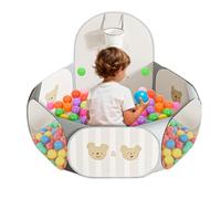 Piscina De Bolas: 1 Tienda De Campaña Portátil, Área De Juegos Interactiva Para Niños De 31,5 Pulgadas Para Entretenimiento Activo | Parque Infantil Para Niños Y Niñas, Sala De Juegos Interior Y Exter