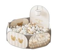 Piscina de bolas interior: parque infantil plegable de 80x108x118 cm, tienda de juegos para niños, tela de poliéster portátil, fácil instalación, diversión segura para niños y niñas | Sala de estar Do