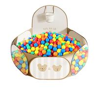 Piscina De Bolas para Niños Pequeños | Ball Pit Tienda De Juegos Plegable con Bolas De Colores | Piscina De Bolass De Espuma Suave para Bebé Niñas Niños Interior Exterior