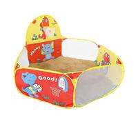 Piscina De Bolas Para Niños - Piscina De Bolas Interiores Espesada, Tienda Plegable Con Canasta De Baloncesto, Área De Actividad De Canasta De Baloncesto, Diseño Suave Del Espacio De Juego Para