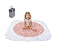 Piscina De Charco De Playa - 656x607 Pies Impermeable A Prueba De, Manta Plegable 2 En 1 con Almohadilla para Salpicaduras | Alfombra De Patio Trasero con Agujero De Excavación De Mar Pa