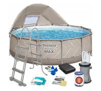 Bestway 561FY Acero Pro MAX Piscina Jardín Acero 396x107cm