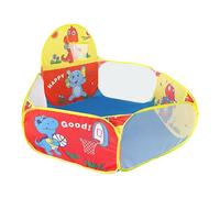 Piscina de Pelotas - Tienda de campaña de poliéster Plegable de 60x40x120 cm, Casa de Juegos integrada con aro de Baloncesto, Gimnasio de Juguete de Tela Engrosada | Patio al Aire Libre Interior