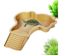 Piscina de Reptiles - Terrario de Duradero, Cuenco de Agua, fácil de Limpiar | Ideal para lagartos, Tortugas y Otros Reptiles, Material no tóxico, diseño Estable, Adecuado para la Vida