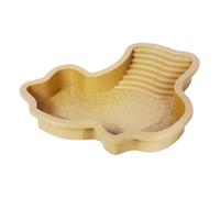 Piscina de tortugas - Plato de alimentación de agua para reptiles con escalera, piscina decorativa para acuario para tortugas, ranas, geckos, dragones barbudos, accesorio de hábitat para mascotas