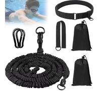 Piscina del Cinturón de Natación, Cuerda de Resistencia al Agua Ajustable de 2.5 a 7.5 m para Cada Piscina sin Sistema de Contracorriente, Niños y Adultos de Cinturón de Natación