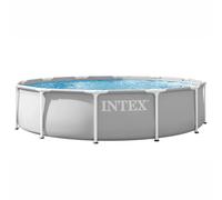 Intex piscina desmontable redonda prism frame 3,6 metros con depuradora 76 cm