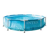 Piscina desmontable circular intex metal frame beachside 3 metros
