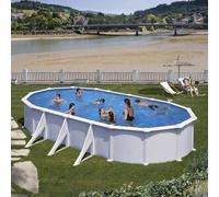 Piscina Desmontable GRE Atlantis ovalada 730cm x 375cm x 132cm - CD Talla única