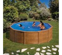 Piscina Desmontable GRE Pacific redonda Ø 460 cm y altura 120 cm de acero - CD Talla única
