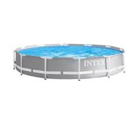 Intex 26710EH piscina sobre suelo Piscina con anillo hinchable Círculo 6503 L Gris