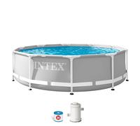 Intex piscina desmontable redonda prism frame 305x76 cm con depuradora