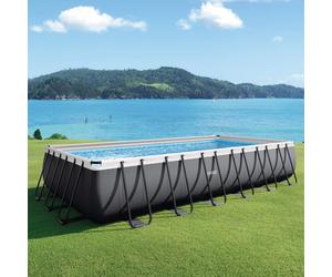 Piscina desmontable kit voleibol ultra xtr frame 7 metros + depuradora con clorador salino + kit limpieza rectangular