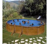 Piscina Desmontable ovalada 500x300cm y altura 120cm de acero - CD Talla única