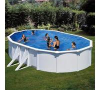 Gre Pools Piscina Bora Bora Steel Walls 500 x 300 x 120 cm White Steel