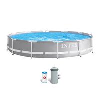 Piscina desmontable prism frame intex redonda 3,6 metros con depuradora