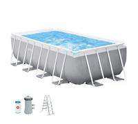 Piscina de jardín con estructura 400 x 200 x 122 cm 10 en 1 INTEX 26790