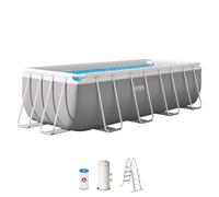 Piscina de jardín con estructura 400 x 200 x 122 cm 10 en 1 INTEX 26790