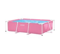 INTEX Piscina desmontable Small Frame rosa 220x150x60 cm - 1.662 l