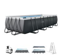 Piscina de jardín con estructura 549 x 274 x 132 cm 11 en 1 INTEX 26356