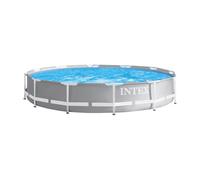 Intex 26710EH piscina sobre suelo Piscina con anillo hinchable Círculo 6503 L Gris