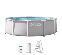 PISCINA REDONDA DESMONTABLE ACERO D366x99CM - 8.592L - CD Talla única