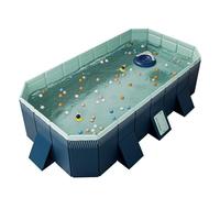 Piscina elevada Rectangular - Piscina elevada del Lado Duro | Piscina Plegable para niños y Piscinas para Perros Grandes | Piscina para Perros, Piscina sobre el Suelo, Juego de Piscina Familiar