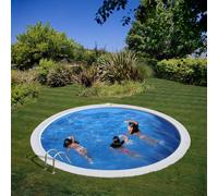 Piscina enterrada de acero redonda gre de ø 3,5 x 1,2 m