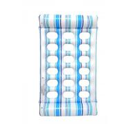 Piscina flotante hinchable - Balsa flotante para tomar el sol con reposacabezas de diseño duradero, flotantes para agua para una comodidad relajante | Flotador para piscina, playa