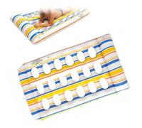 Piscina flotante hinchable - Balsa flotante para tomar el sol con reposacabezas de diseño duradero, flotantes para agua para una comodidad relajante | Flotador para piscina, playa