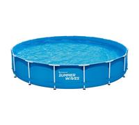 Piscina Frame Summerwaves (Ø x Al: 457 x 84 cm, Azul, 12.000 l)