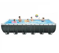 Piscina Fuera De Tierra Intex 26364 Rectangular CM732X366X132 Con Accesorios