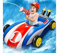 Piscina fydtop flota juguetes para niños con pistola de agua-juguetes inflables en la piscina para niños de 3 a 8 años