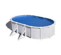 Gre Pools Piscina Atlantis Steel Walls 610 x 375 x 132 cm White / Blue
