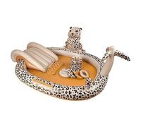 Piscina hinchable (203 x 173 x 89 cm, Leopardo)