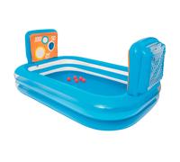 Piscina Hinchable Autoportante Infantil Bestway 237x152x94 CM 5 Pelotas Y 2 Porterías Diseño Skill MKP talla T.U.